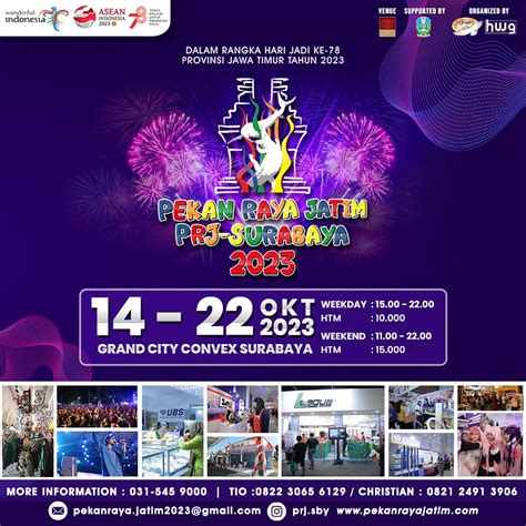 Pekan Raya Jatim PRJ Surabaya 2023 Di Grand City Exhibition Surabaya