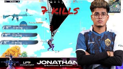 🥵🥵7 Kills Jonathan Rush Gameplay😱😱 Jonathan Gameplay😍😍 Bgmi