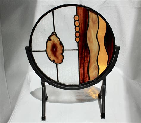 Round Stained Glass Stand Glass Designs