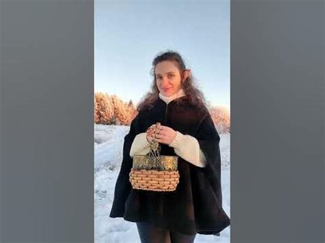 Образ эльфа 🧚‍♀️ зимний наряд в эстетике гоблинкор - YouTube