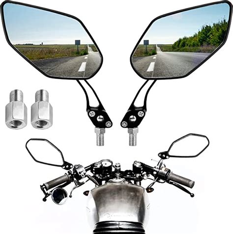 Fahibin Pcs Bicycle Rear View Mirror Handlebar Cycle Mirrors For Bikes