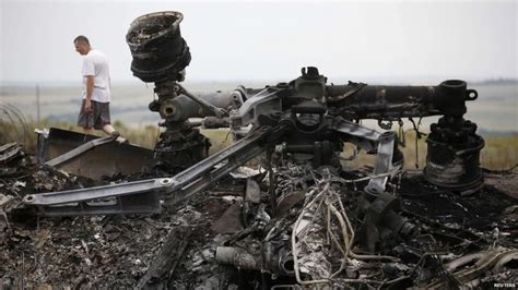 In Pictures Aftermath Of Mh17 Disaster Bbc News