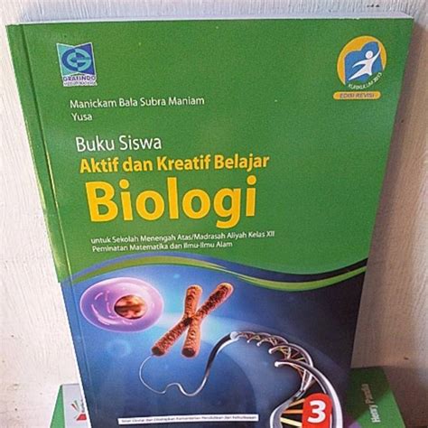 Jual Buku Siswa Biologi SMA MA Kelas XII Grafindo Shopee Indonesia