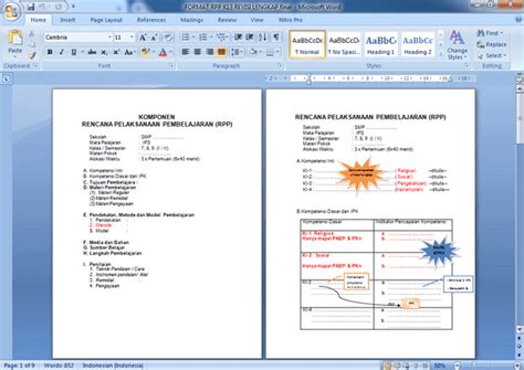 Format Rpp K13 Kurikulum 2013 Revisi 2019 Untuk Smp Mts Siap Ujian