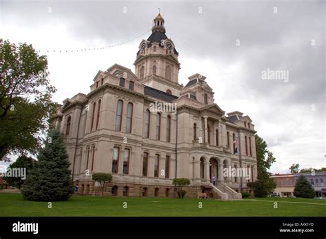 The Parke County Courthouse in Rockville Indiana Stock Photo - Alamy