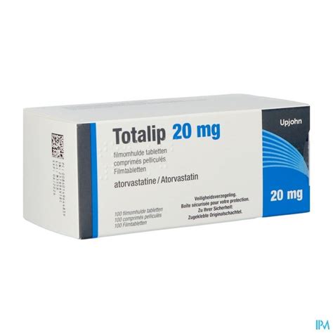 Totalip 20mg Filmomh Tabl 100x20mg Apotheek Thiels