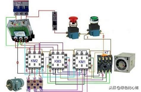 星三角降壓啟動電路圖實物接線圖 每日頭條