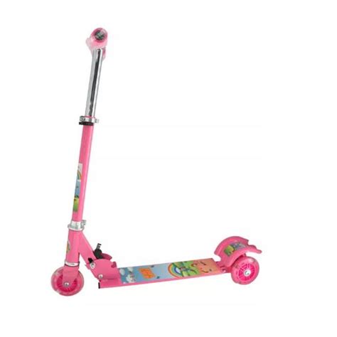 Patinete Infantil Rodas Led Dobr Vel E Ajust Vel Para Menino E