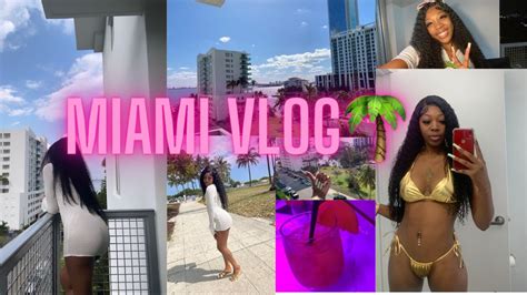 Spring Break Miami 2k23 Grwm Vlog Night Out 🌴 Youtube