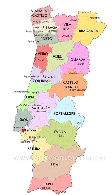 Portugal Maps - by Freeworldmaps.net