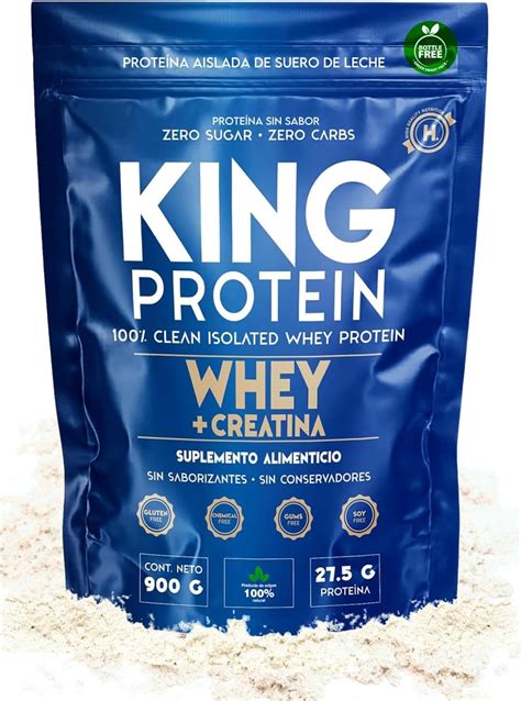 King Protein Prote Na Whey Aislada De Suero De Leche Con Creatina