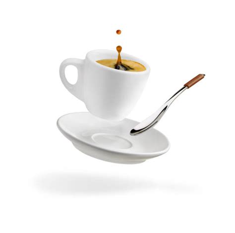 60 White Coffee Cup Tipped Over Spilling Some Coffee Stock Photos
