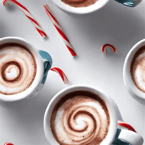 Peppermint Hot Cocoa Clipart Creative Fabrica