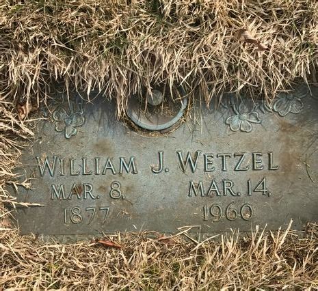 William James Wetzel Monumento Find A Grave