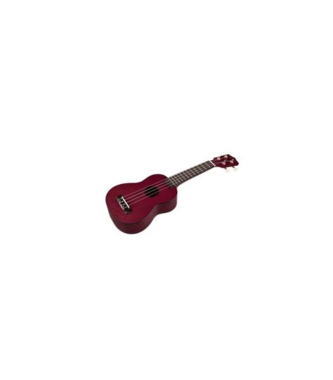 Ukulele Soprano Harley Benton Uk Stain Ash Burgundy