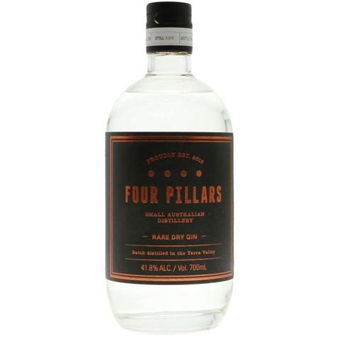 Four Pillars Rare Dry Gin 0 7L 41 80 Vol Four Pillars Gin