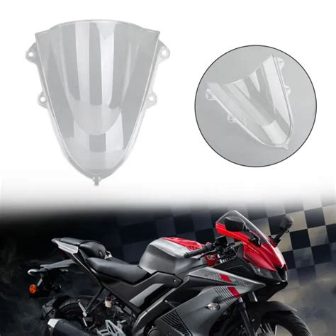 PARE BRISE SAUTE VENT POUR Yamaha YZF R15 V3 2017 2020 Clear H5 EUR 88