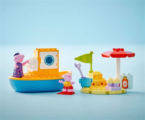 Игрален комплект конструктор ЛЕГО DUPLO® 10432 - Пътуването с лодка на ...