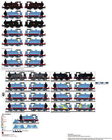 Nwr No 1 Thomas Deluxe Sprite Sheet 2016 By Nictrain123 On Deviantart