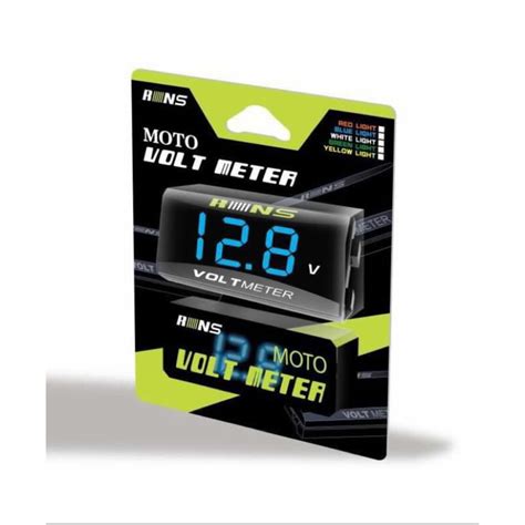 Jual Voltmeter Aki Motor Mobil Led Digital Slim Anti Air Waterproof