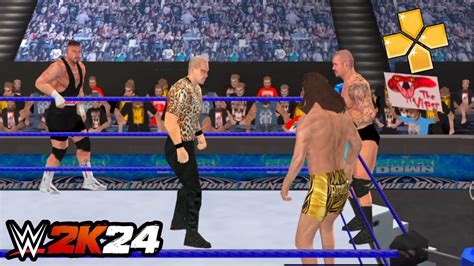 Randy Orton And Matt Riddle Vs Bron Breakker And Baron Corbin Tag Team Match Wwe 2k24 Psp