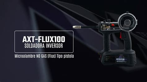 Nueva Soldadora Portable De Microalambre AXT FLUX100 Ligera