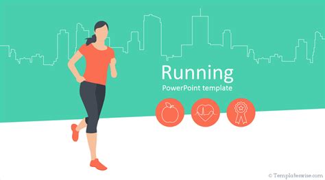 Running Powerpoint Template