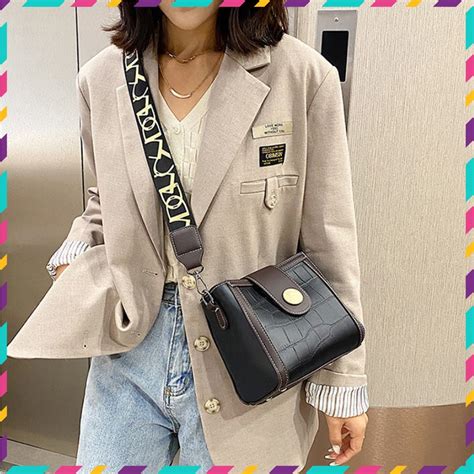 Túi xách nữ túi nữ đeo chéo chất da mềm cao cấp dây bản to kiểu dáng sang trọng siêu hot MixASale