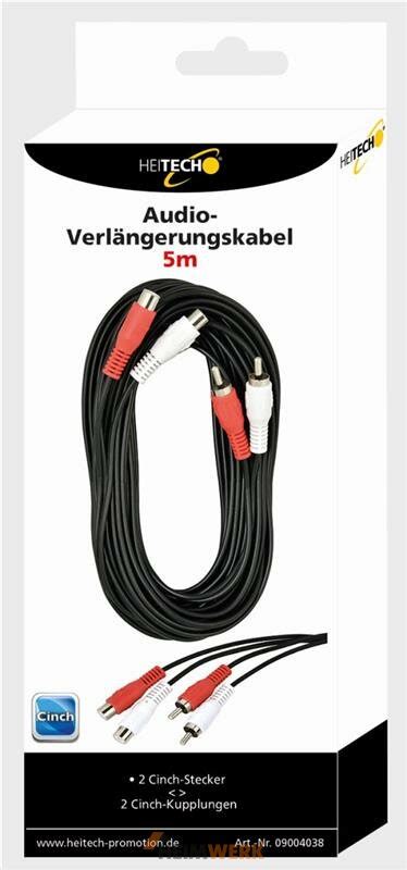 Audio Verl Ngerungskabel Cinch M