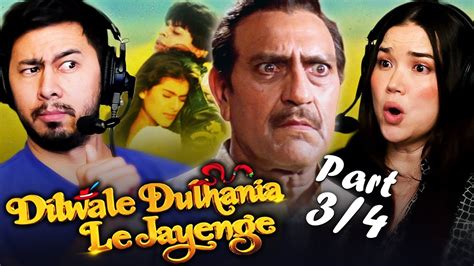 Ddlj Movie Reaction Part 3 4 Dilwale Dulhania Le Jayenge Shah Rukh