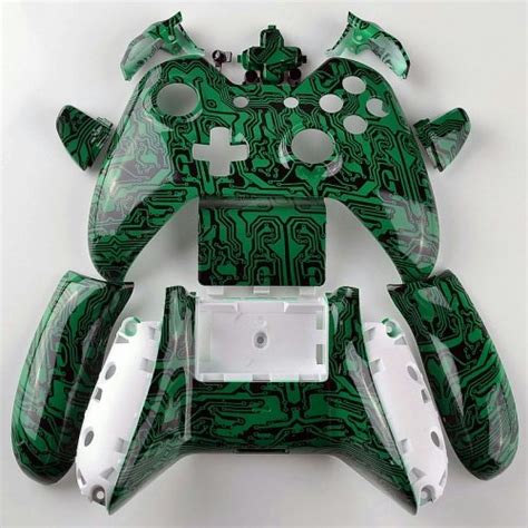 Hydro Dipped Green Circuit Replacement Shell For Xbox One Wireless