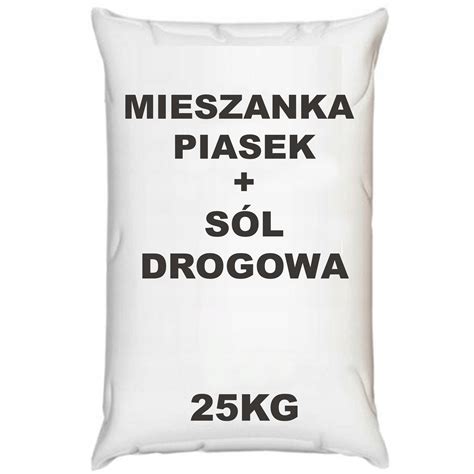 Sól Drogowa z Piaskiem Niska cena na Allegro pl