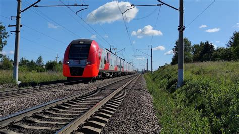 Железная дорога. Ласточка ЭС1П-028 Кострома-Москва. - YouTube