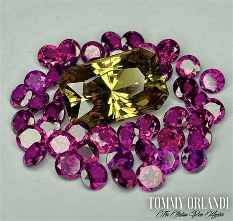 Colour Change Turkish Diaspore And Tanzanian Umbalite” Rhodolite Garnet