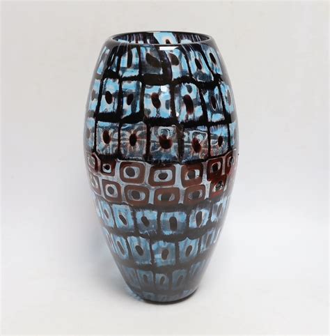 Vittorio Ferro A Murano Glass Murrine Vase Mutualart