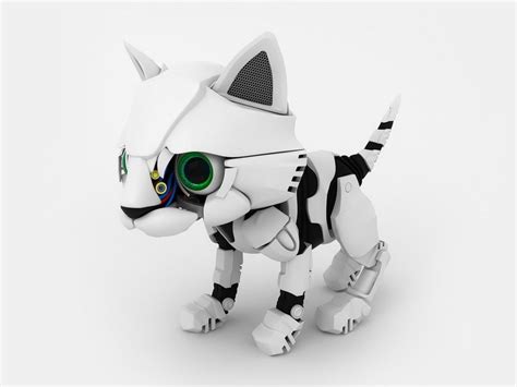 Robot Cat Robot Animal Robot Concept Art Robot Cat