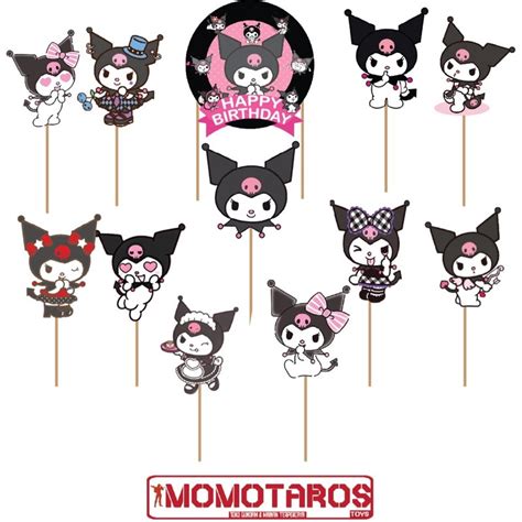 Kuromi Cake Topper Set Shopee Singapore