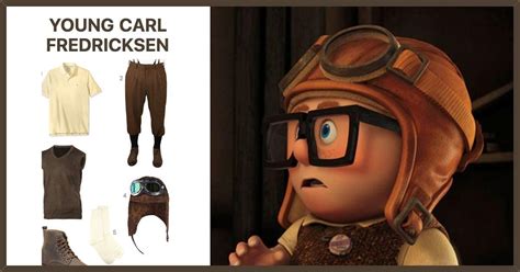 Dress Like Young Carl Fredricksen Costume | Halloween and Cosplay Guides