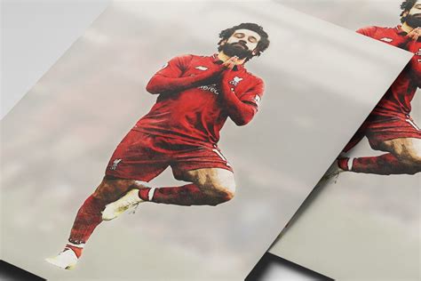 Mohamed Salah Poster Liverpool Posters Salah Print Liverpool Prints