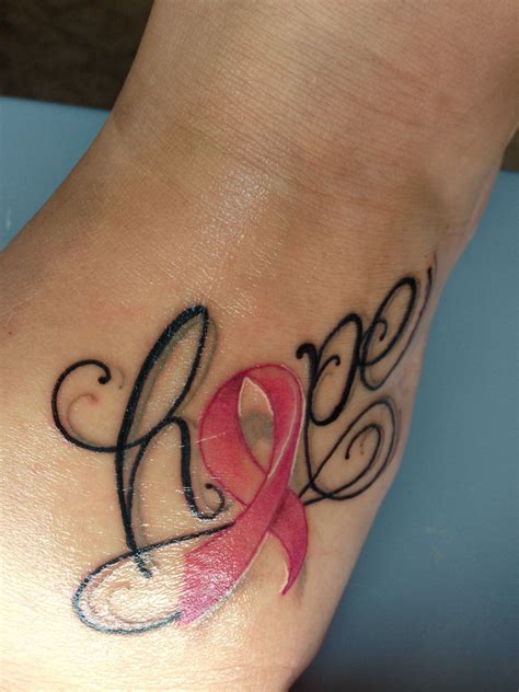 Encouraging Tattoos A Symbol Of Hope For People Affected By Cancer