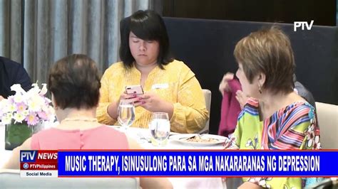 Music Therapy Isinusulong Para Sa Mga Nakararanas Ng Depression