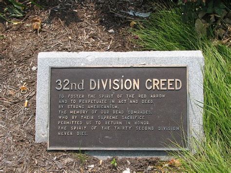 Red Arrow Division Plaque En Wikipedia Org Wiki U S 32nd Flickr