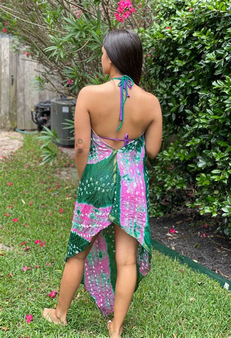 Versatile Boho Chic Swimwear Coverup And Or Halter Top Etsy