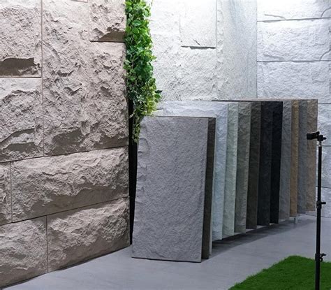 Lightweight Insulated Pu Cultural Stone Panel Faux Mushroom Decorative