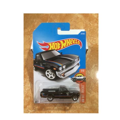 Hot Wheels Datsun 620 Black Shopee Malaysia