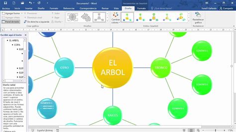 Cómo Hacer Un Mapa Mental Con Word Youtube