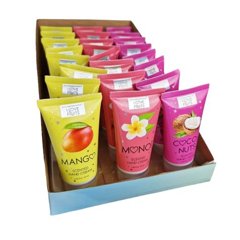 Crème mains ongles FRUIT FIESTA 3 senteurs assorties Monoi mangue