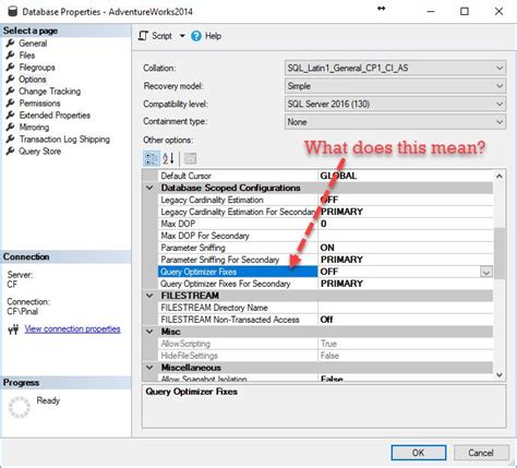 [無料ダウンロード！ √] Sql Server Properties Database Settings 242216 Sql Server Properties Database Settings