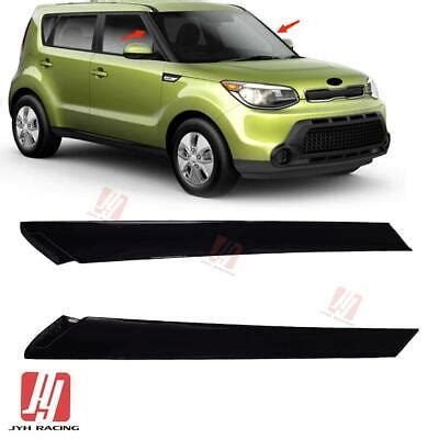 For Kia Soul 2014 2019 Windshield Pillar Trim Exterior Molding Garnish