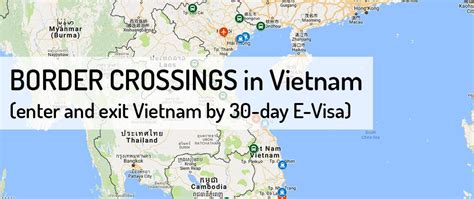 BORDER CROSSINGS in Vietnam with E-Visa + Map ️ | Medium